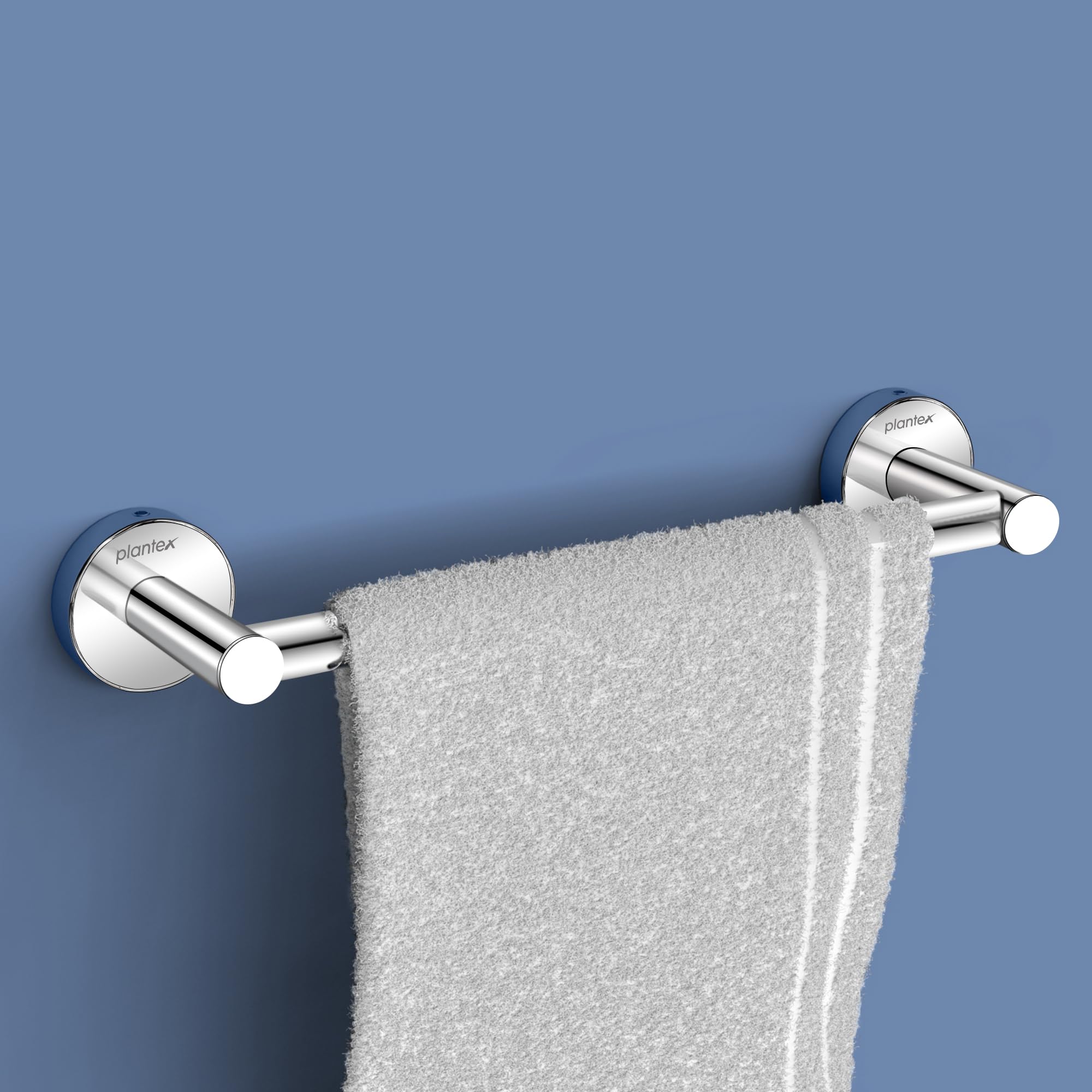 Plantex Stainless Steel Towel Rod for Bathroom/12 inch Towel Bar/Towel Holder/Cloth Hanger/Bathroom Accessories - (Chrome)-image-47
