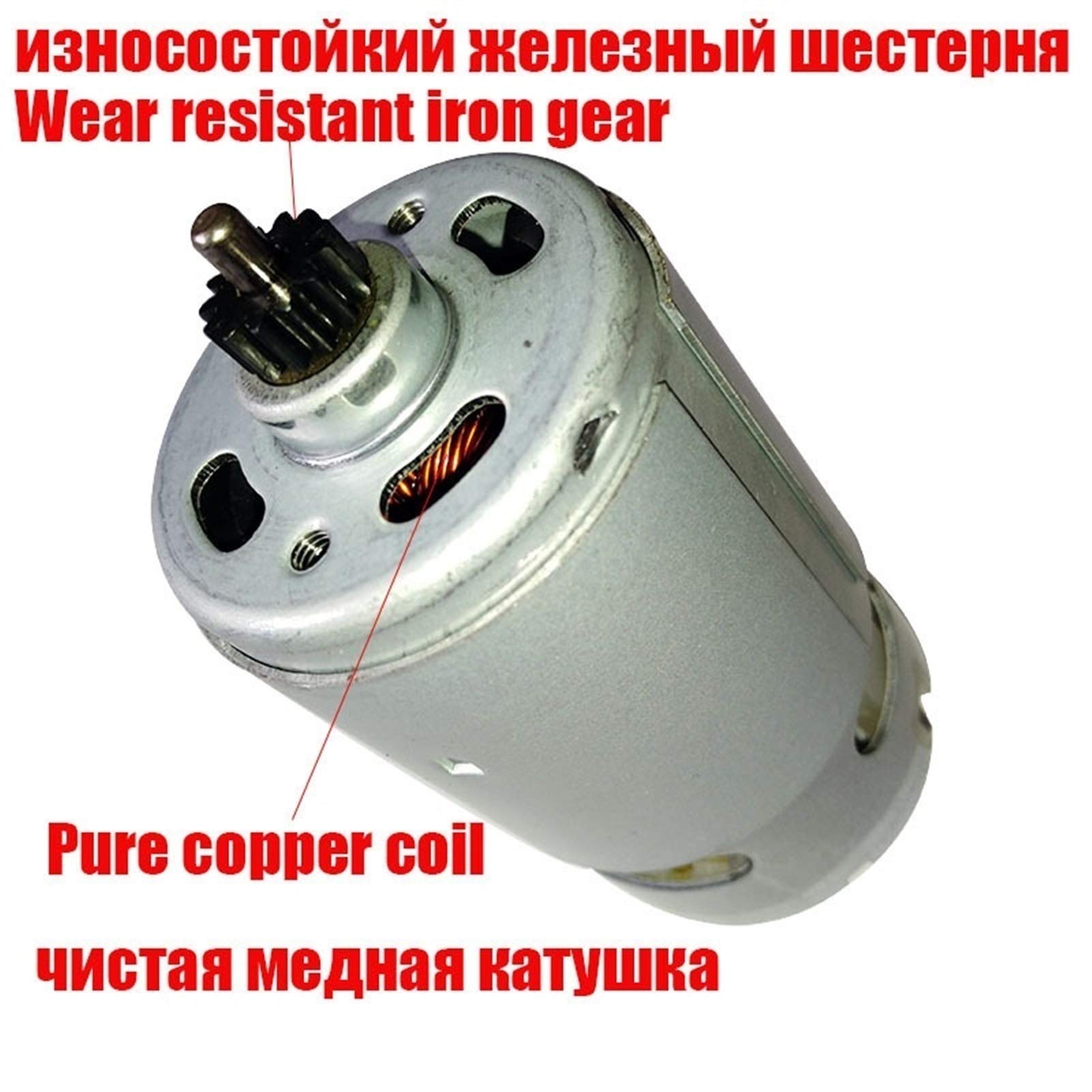 Xianglaa-Motore a Corrente Continua Motore DC 12V 13 Denti, Cacciavite Elettrico Cacciavite Pezzi di Ricambio per Manutenzione, per GSR120-LI (3601JF7000), Ampia Gamma di Applicazioni