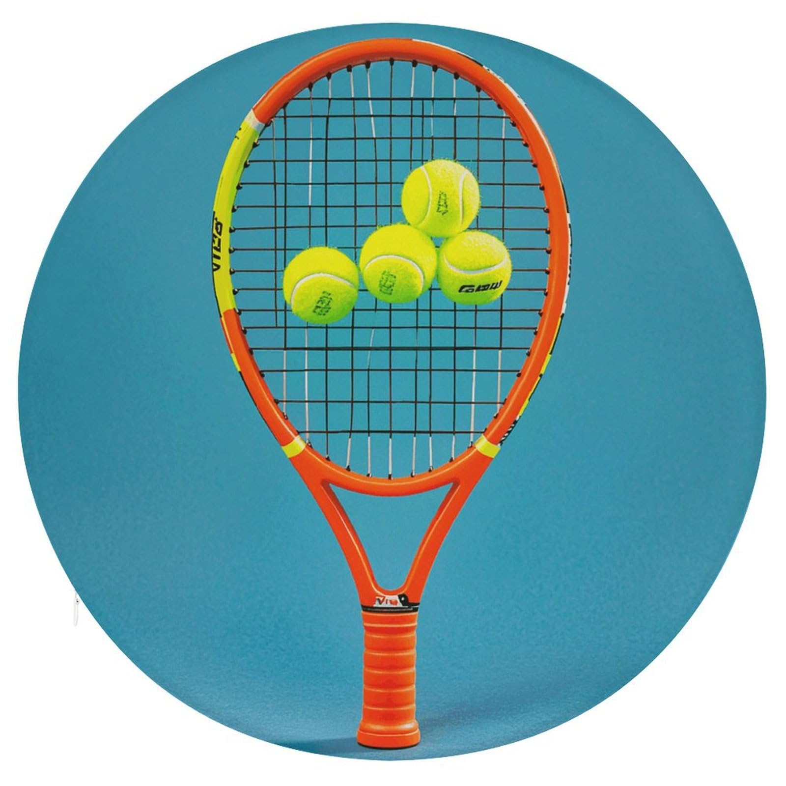 Méditation sans douleur avec ce coussin de sol amusant à mémoire de forme au motif tennis