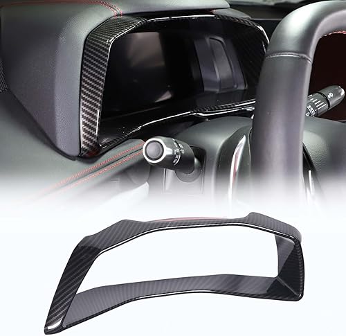 Marco de cubierta para panel de instrumentos compatible con Chevrolet Corvette C8 2020-2023, marco de cubierta de panel de salpicadero, accesorios