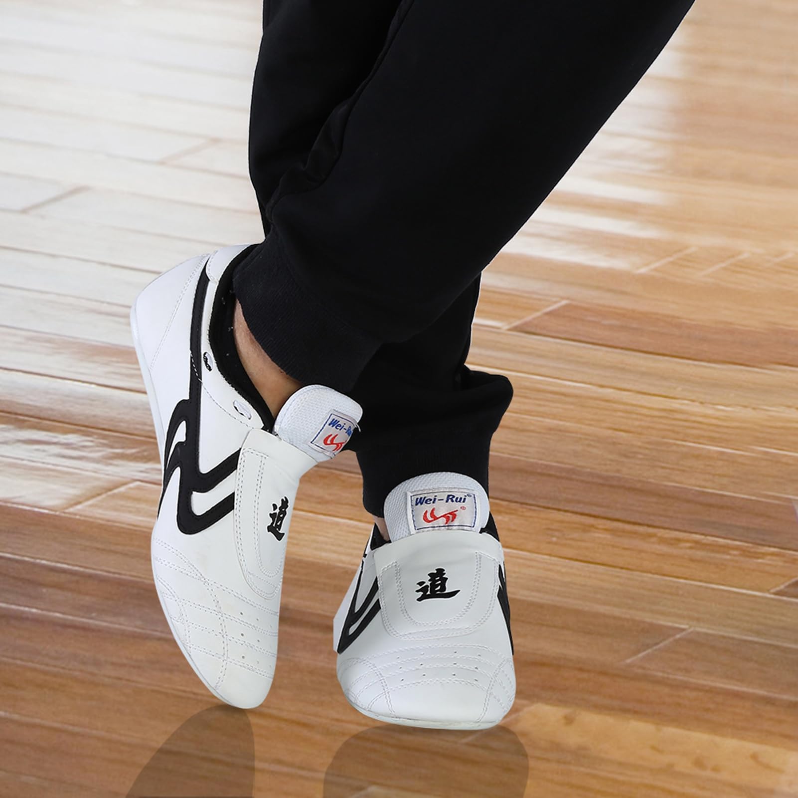 Dilwe Zapatos de Taekwondo Ligeros para Boxeo Kung fu Taichi Martial Arts Sneaker