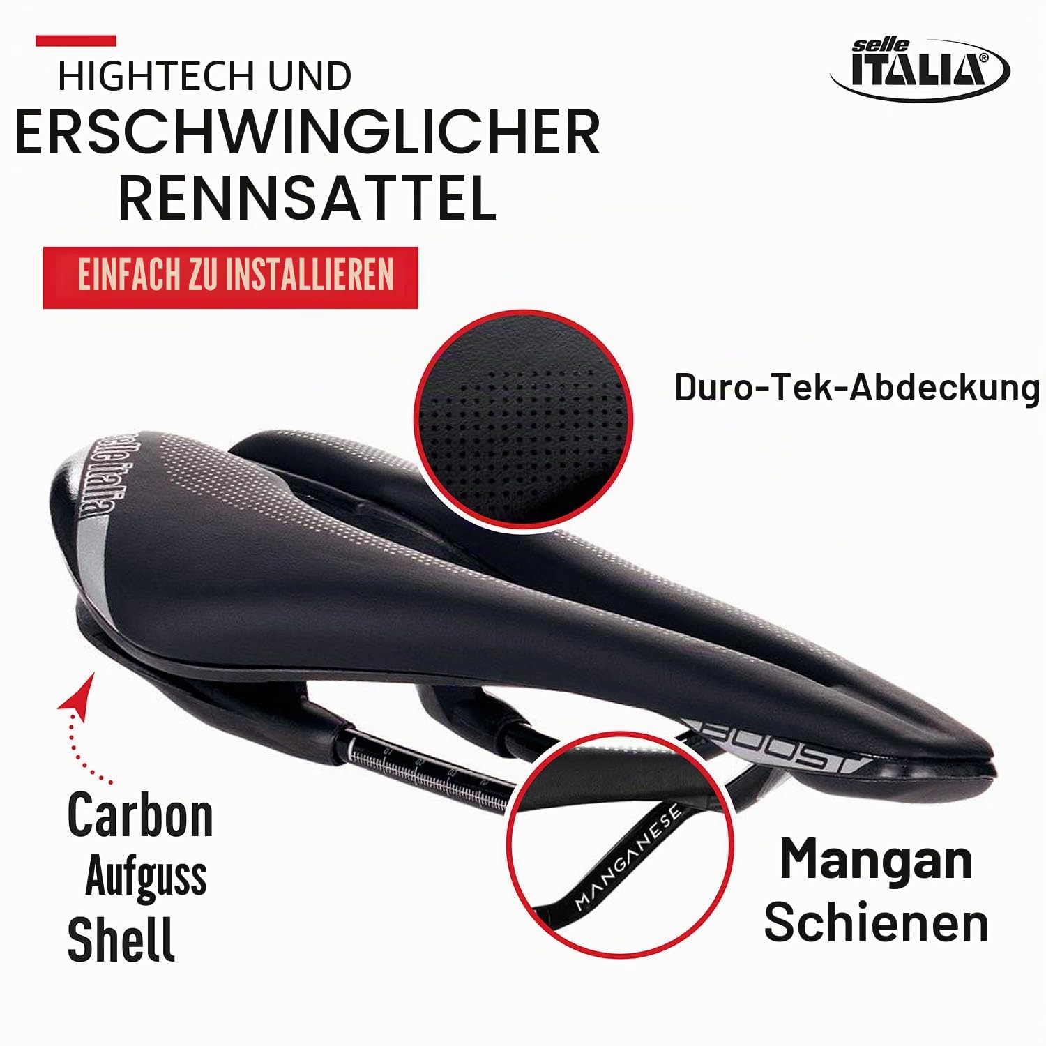 Selle Italia Sp01 Boost Tm Superflow Sattel Black