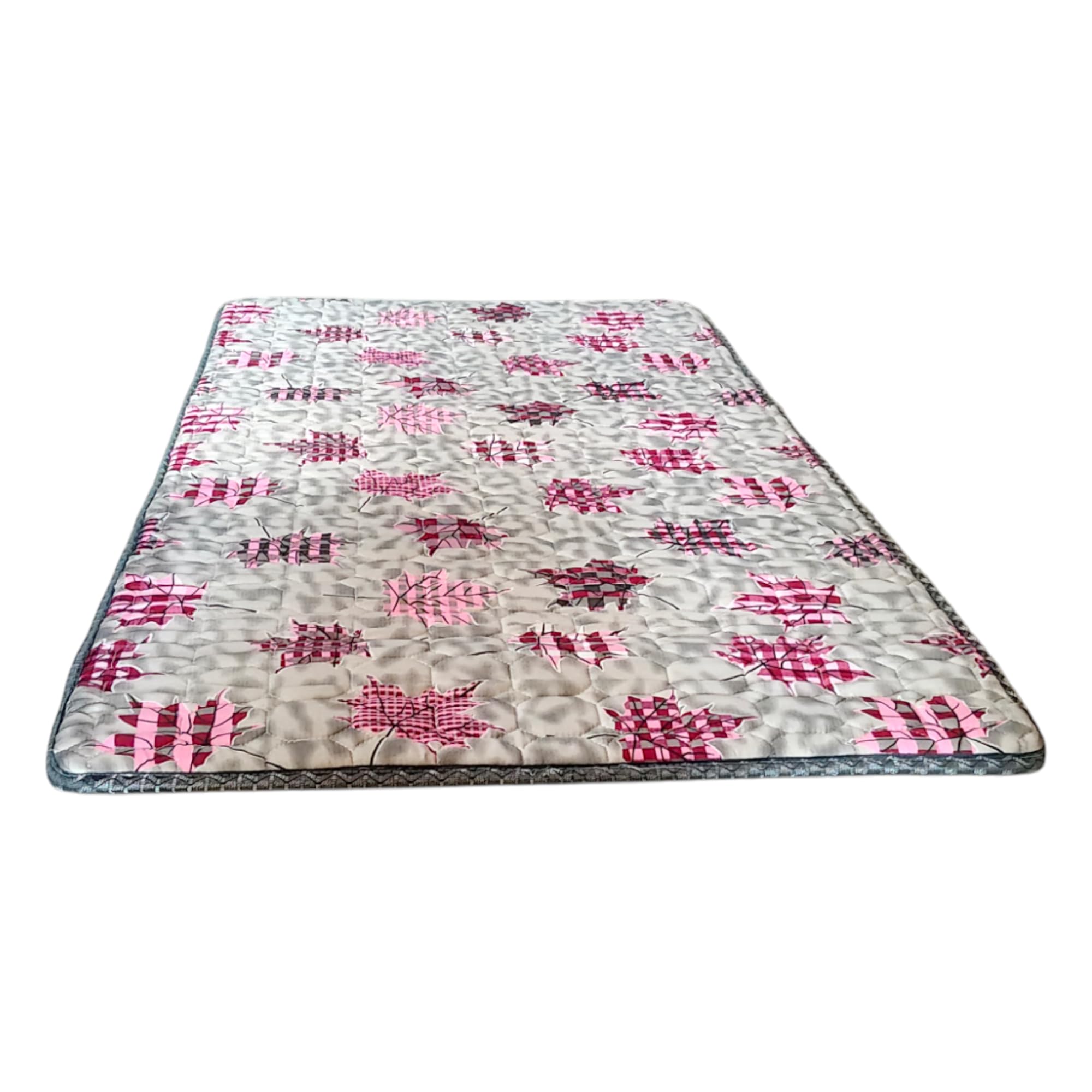 Slim Floor Mattress Rollable/Foldable Cotton Floor Mattress TravelLite, Camping, Picnic, Yoga Size 72"×60" (6×5)-image-45