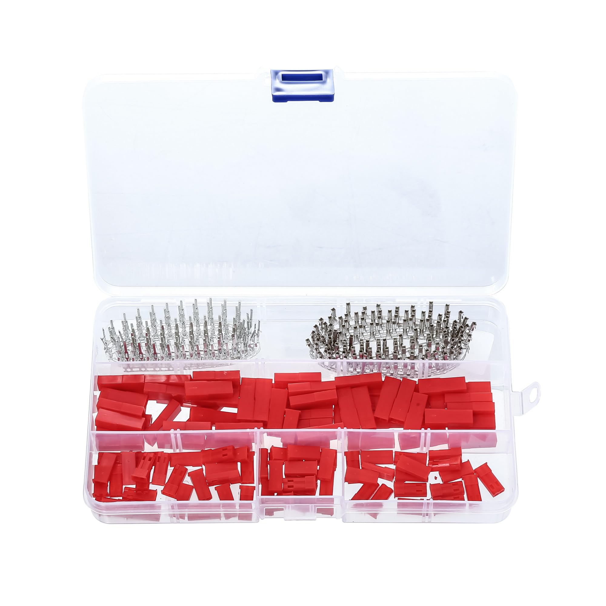360pcs SYP 2.54mm 2Pin Red Male Female Plug Housing Crimp Terminal Connector Kit JST-SYP — Amazon image 2