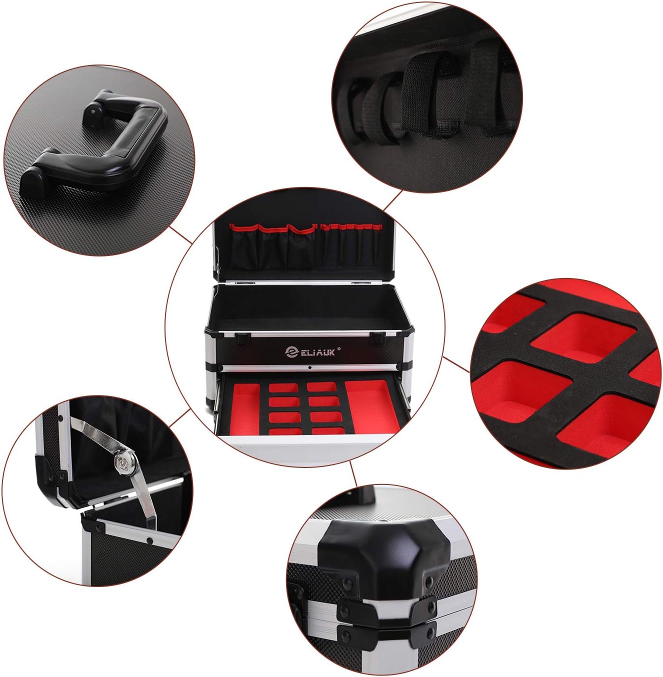 Suреr Chеар 🛒 ELIAUK Portable Aluminum Tool box with Drawer Storage Carrying Toolbox Chеареѕt 🛒 ELIAUK Portable Aluminum Tool box with Drawer Storage Carrying Toolbox