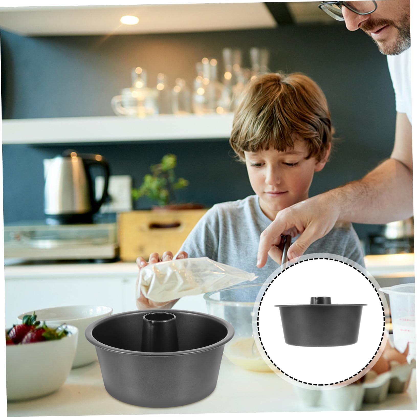 Molde Redondo para Hornear Molde Antiadherente para Pasteles para Gelatina para Postres Caseros