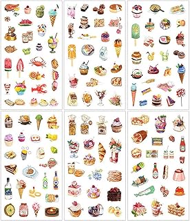 moin moin シール 12シート アニマル アイスクリーム アイスバー 夏 食べ物 リアル フード スイーツ おやつ デザート ケーキ 和紙/水彩 イラスト ご褒美 スケジュール 手帳 アルバム デコ 手紙 カレンダー ギフト ラッピング アニマル 2508sl363