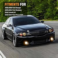 Vista 7 de Nilight Conjunto de luces antiniebla compatible con Ford Focus SVT 2002 2003 2004 2005 2006 Ford Focus SVT 2005-2007 Ford Escape 2003-2004 Ford