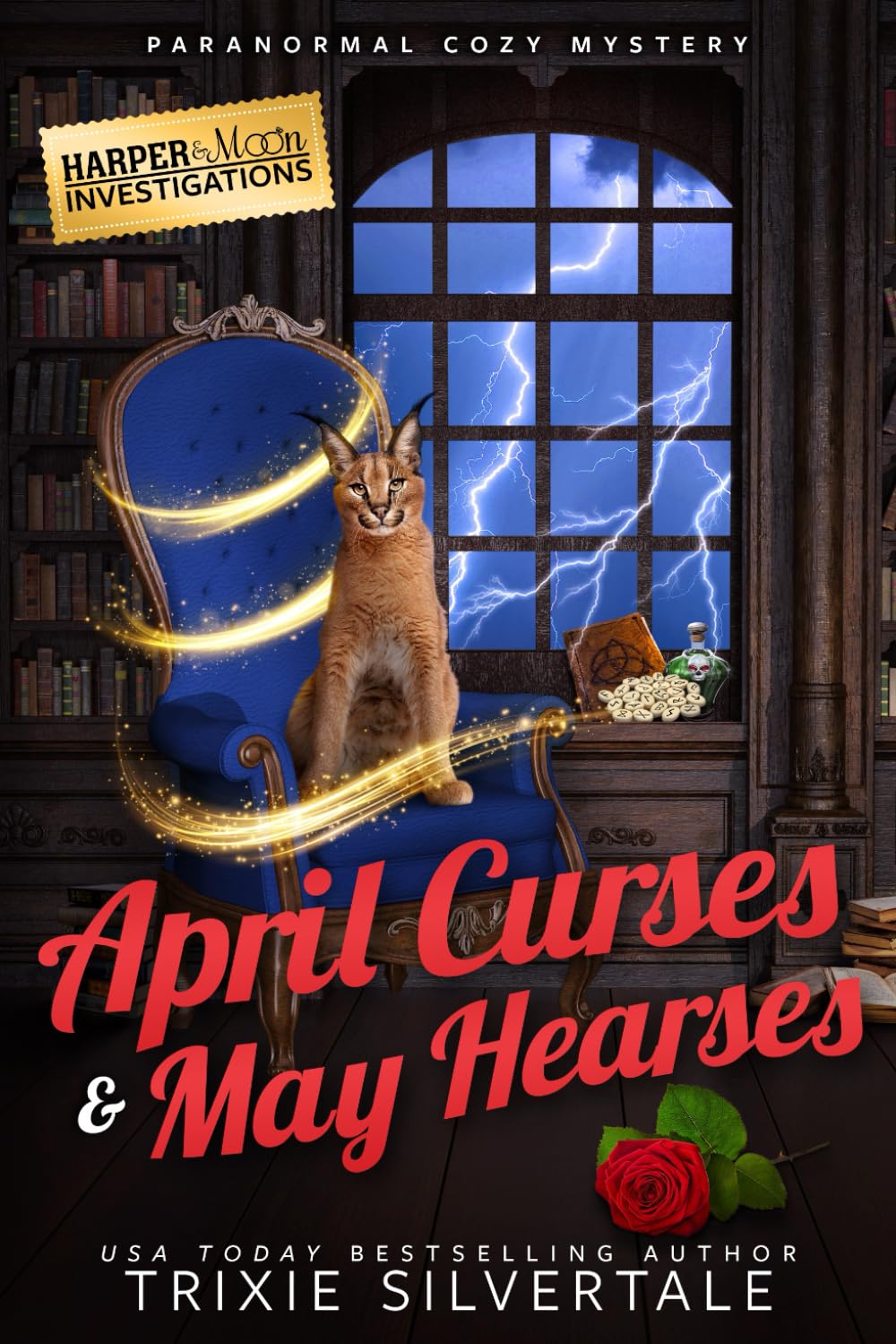April Curses and May Hearses: Paranormal Cozy Mystery: 5 (Harper and Moon Investigations)