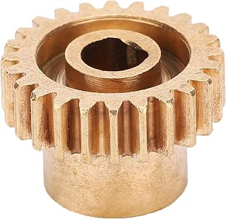 Durable Brass 0.8 Modulus 24 Teeth Gear 4301 0006 0024 6mm D Bore for Industrial Robot Parts Replacement