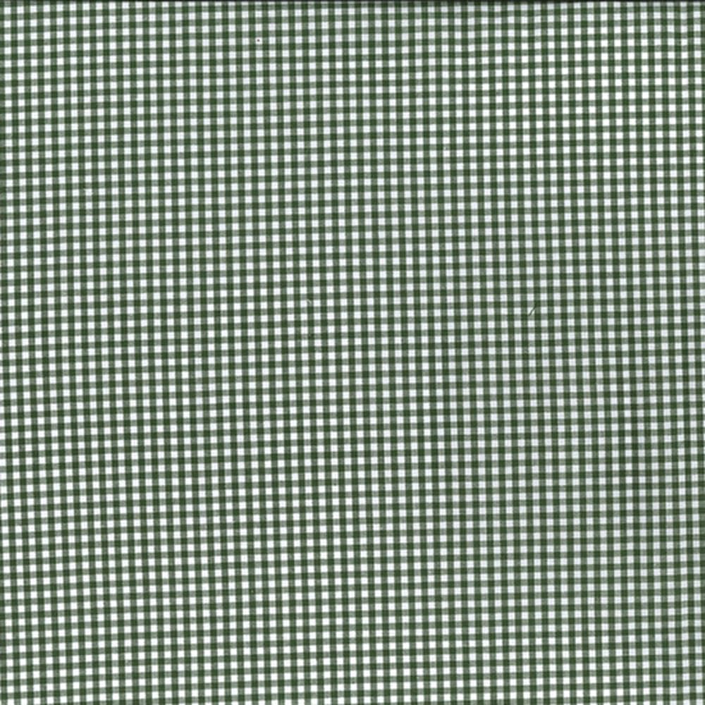 100% Yarn Dyed Cotton Fabric 2.5mm Gingham Check Squares 144cm Wide (Sold Per Half Metre) (Bottle)