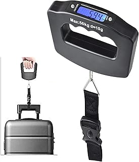 Gocob Luggage Scale Portable Digital Weight Scale for Travel Suitcase Weigher with Tare Function 110 Lb/ 50Kg Limit
