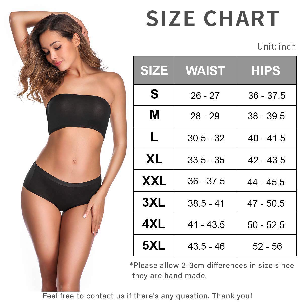 OUENZ Damen-Baumwoll-Unterwäsche, atmungsaktiv, einfarbig, bequem, hohe Taille, weicher Slip für Damen