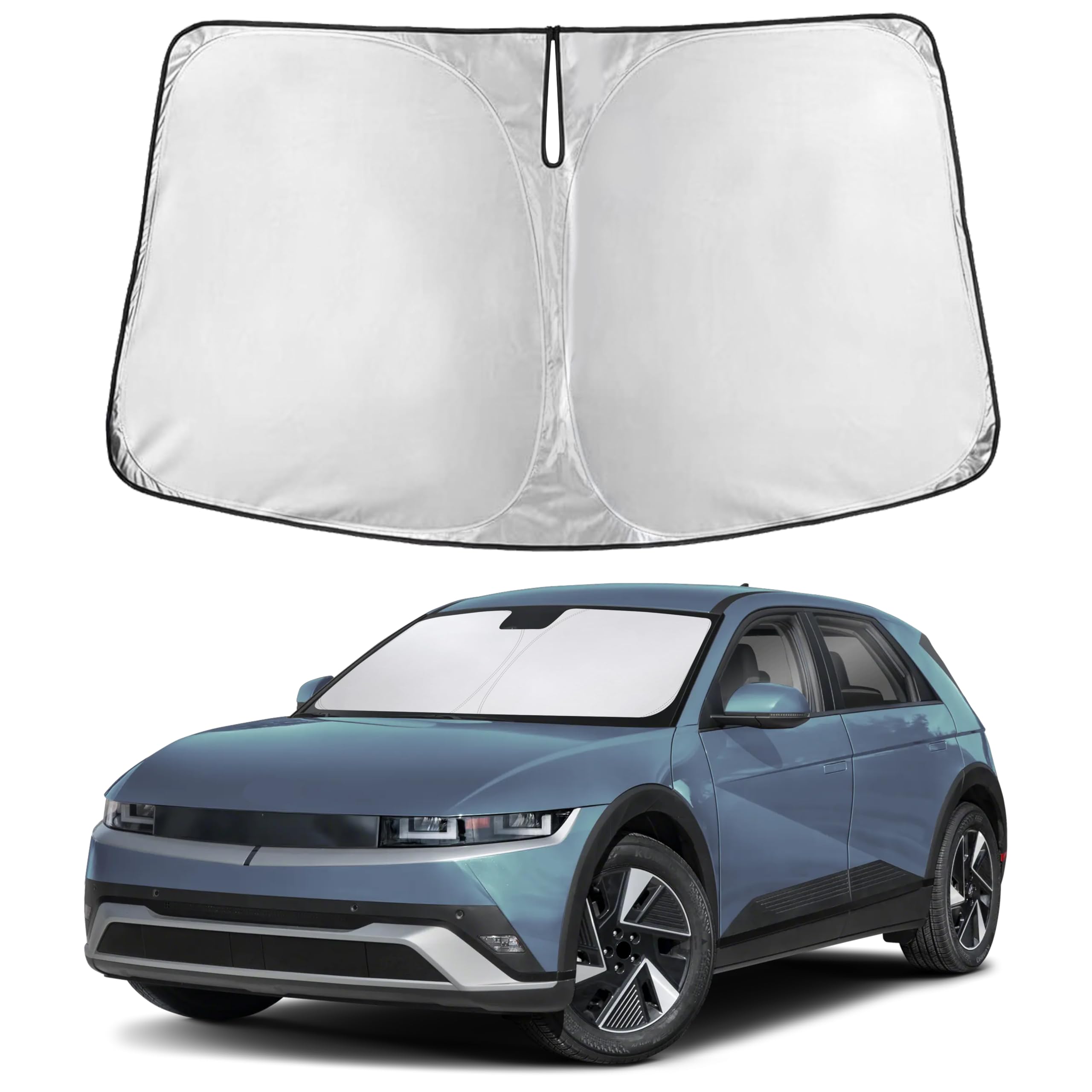 EcoNour Windshield Sunshade Compatible for Hyundai Ioniq5 2022-2025 2026