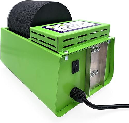 Miniatura 2 de WireJewelry Tambor de Barril Único, Kit de Pulido para Joyería y Metal, Incluye 1 Libra de Mezcla de Piedras Limpiadoras y 8 Onzas de Compuesto de