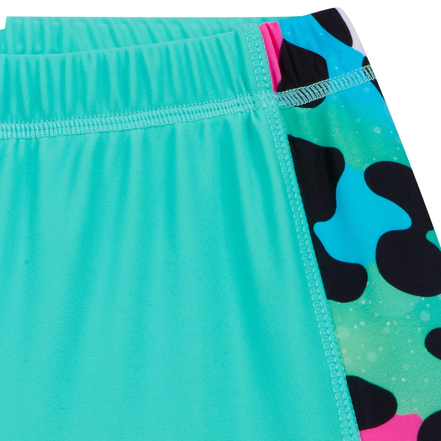 JiAmy Traje de baño de Dos Piezas para niñas Traje de baño de Manga Larga para niños Traje de baño con protección Solar UV para 3-9 años