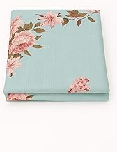 Pika Bedding Cover, Green With Flowers, 220 x 240 cm,