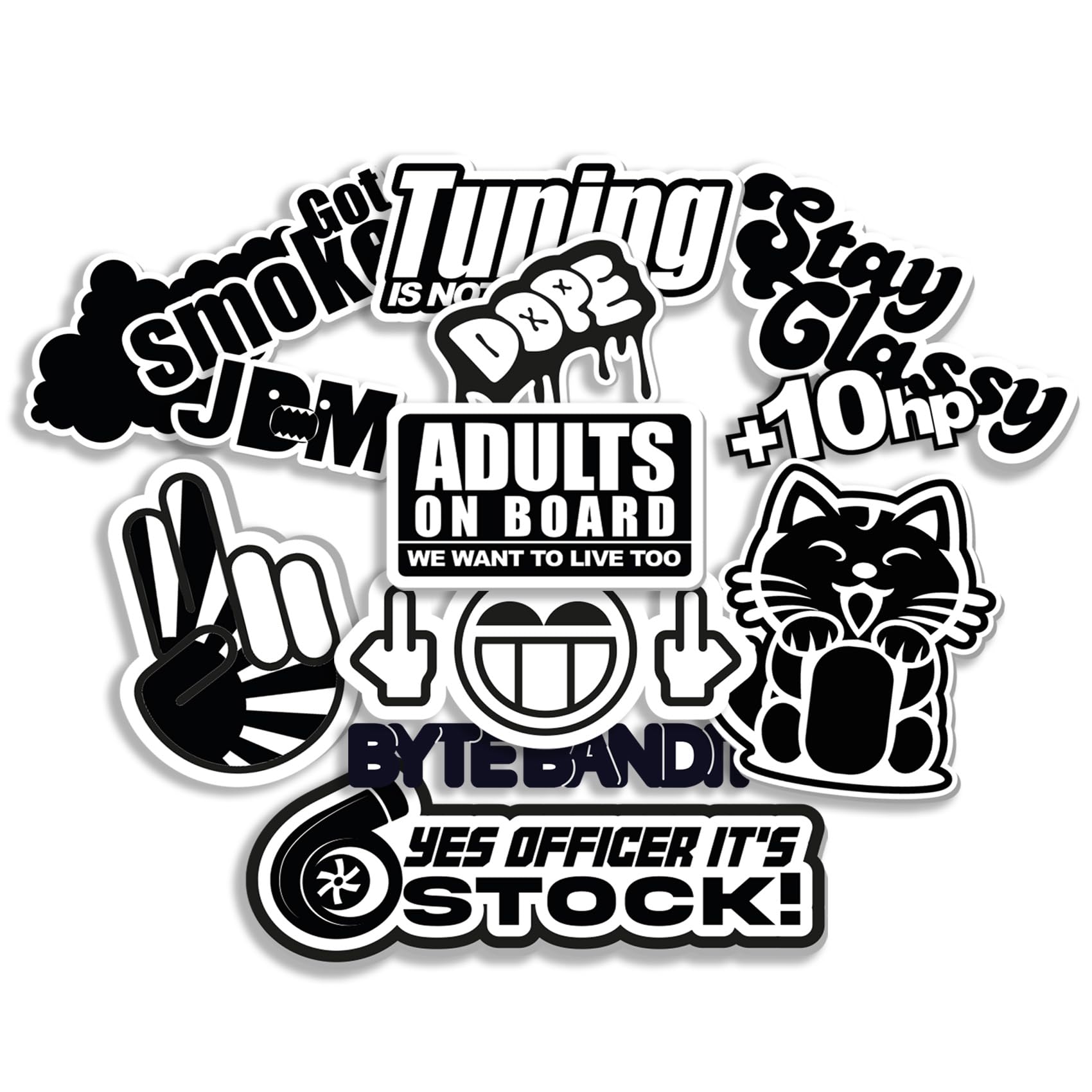 folien-zentrum Adesivo per auto JDM Tuning OEM Dub Decal