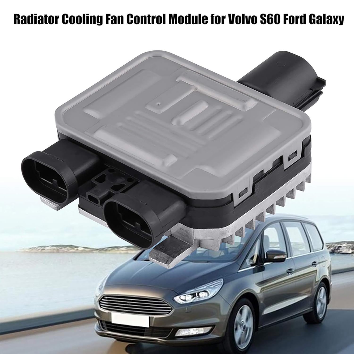 Radiator Cooling Fan Control Module for Ford Galaxy 7T43‑8C609‑BA 7G919A819AA, Radiator Module, Radiator Control Module, Cooling Fan Control Module