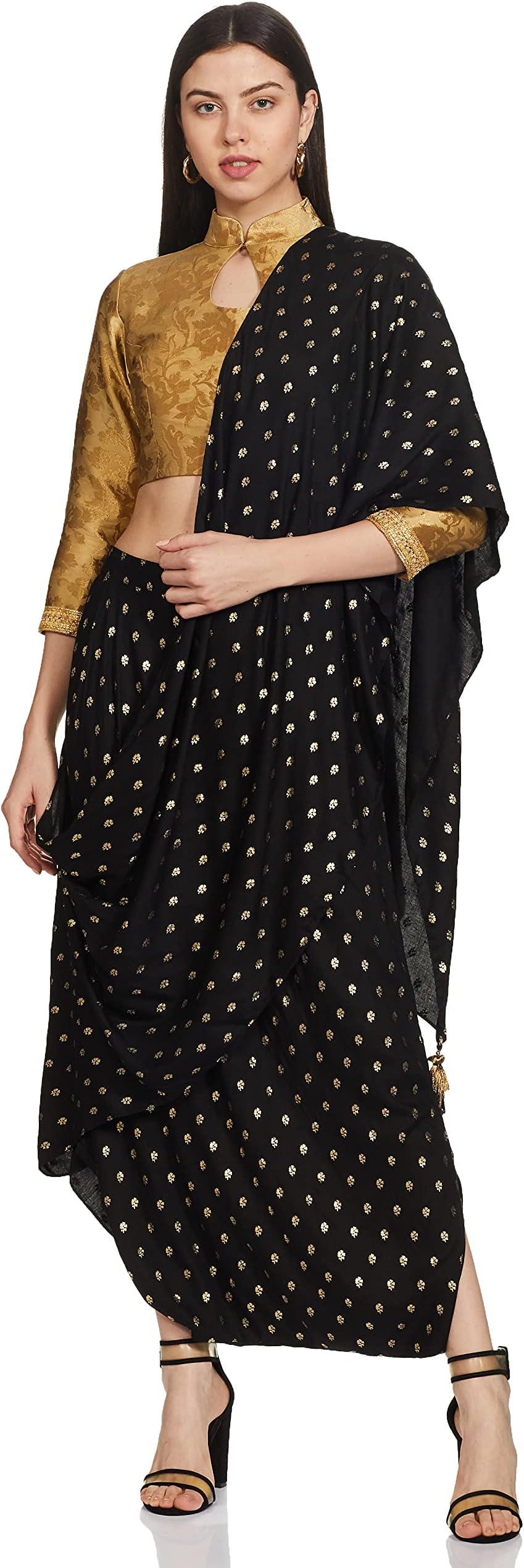 global desiWomen's Rayon Saree