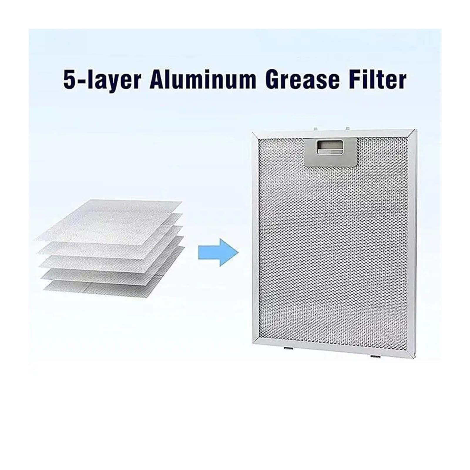 Herd Kapuze Filter Ersatz 305 X 267mm Aluminium Mesh Fettfilter