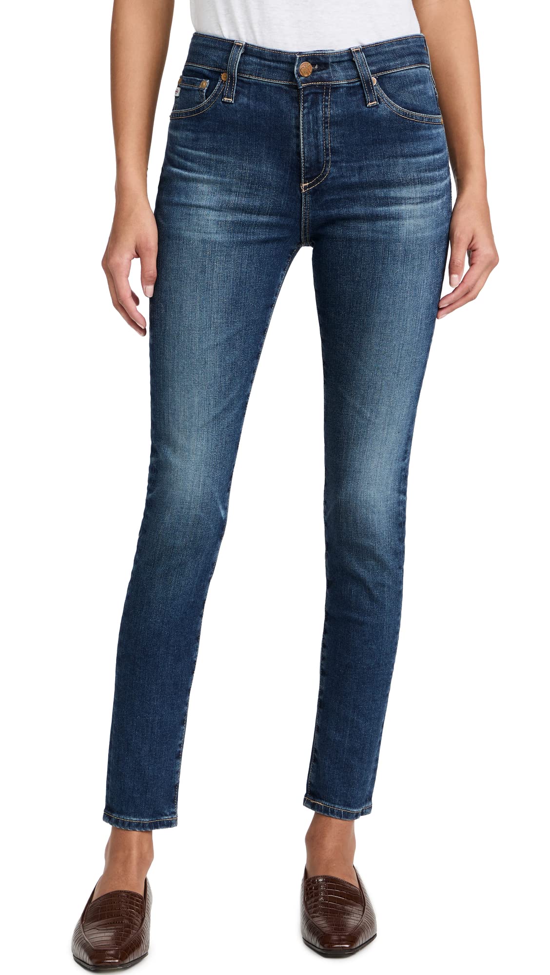 AG Adriano GoldschmiedWomen's Farrah Skinny Ankle Jeans