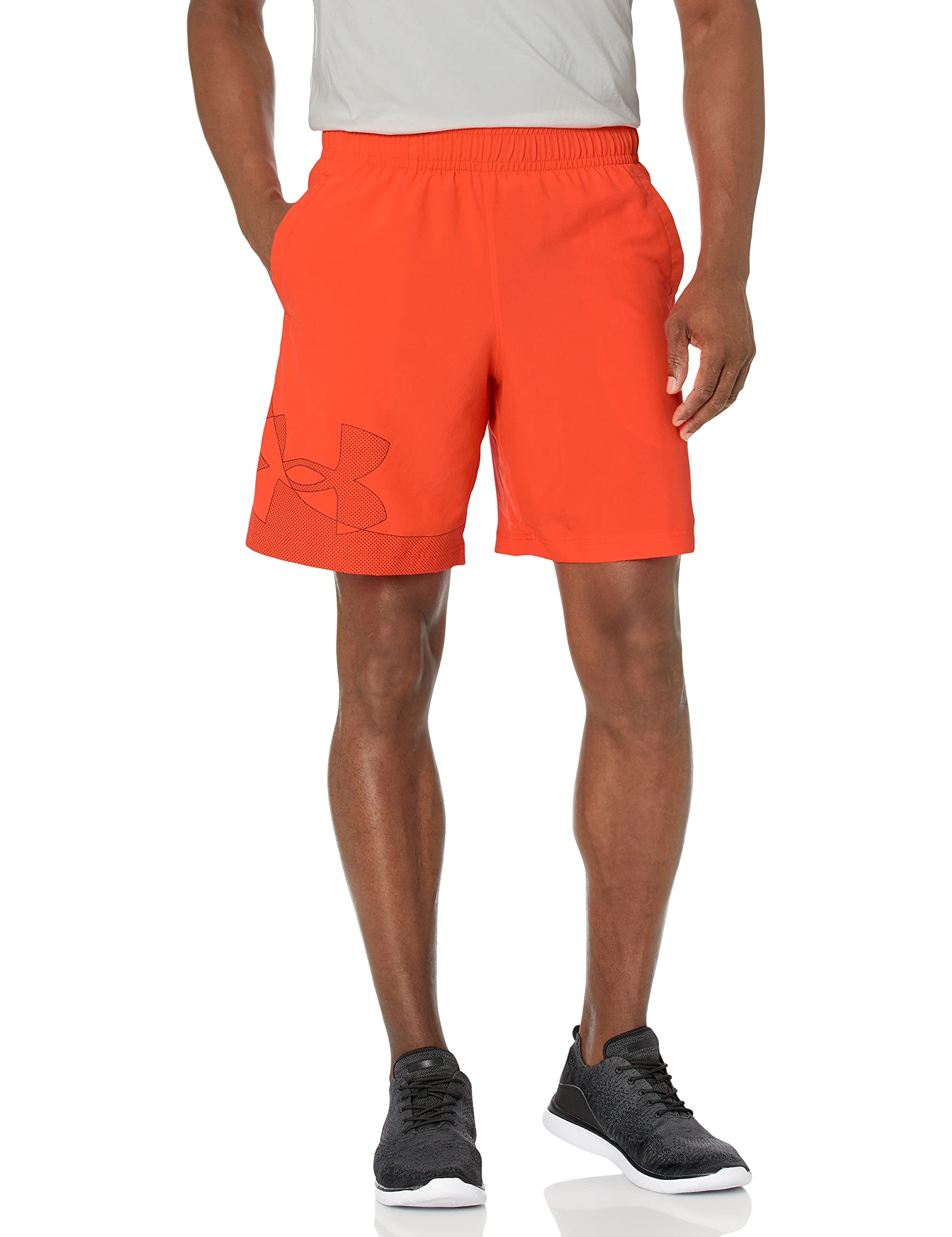 Under Armour Men's Phoenix Fire (296)/Radiant Red Woven Graphic Shorts, Medium