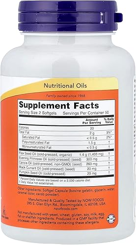 Miniatura 2 de Now Foods Omega 3-6-9, 1,000 mg, 100 cápsulas blandas