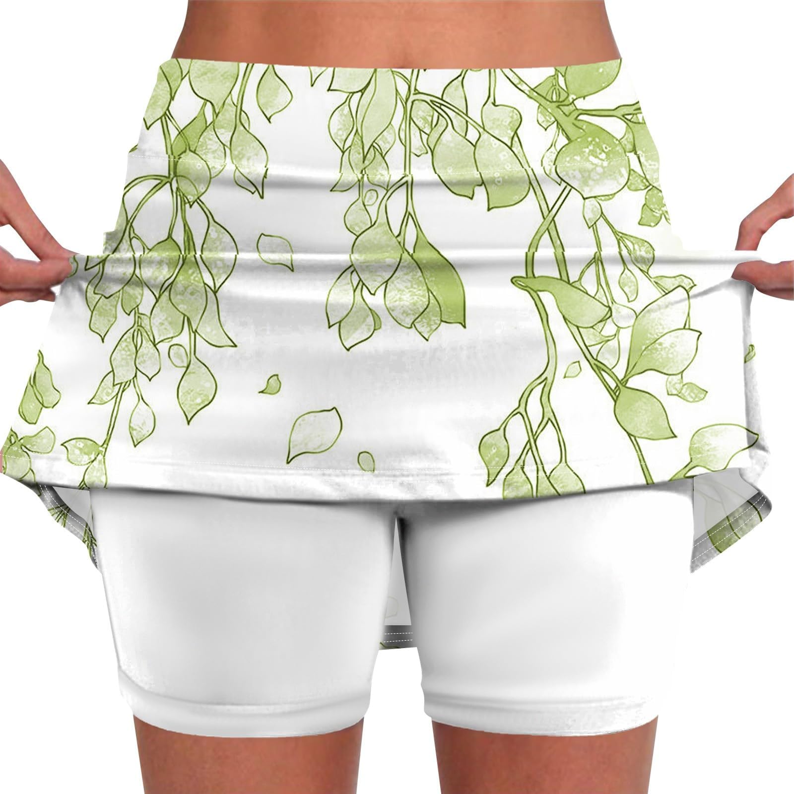 Skorts for Woman Tummy Control Casual Shorts Athletic Workout Skorts Lightweight Athletic Shorts Plus Size Joggers