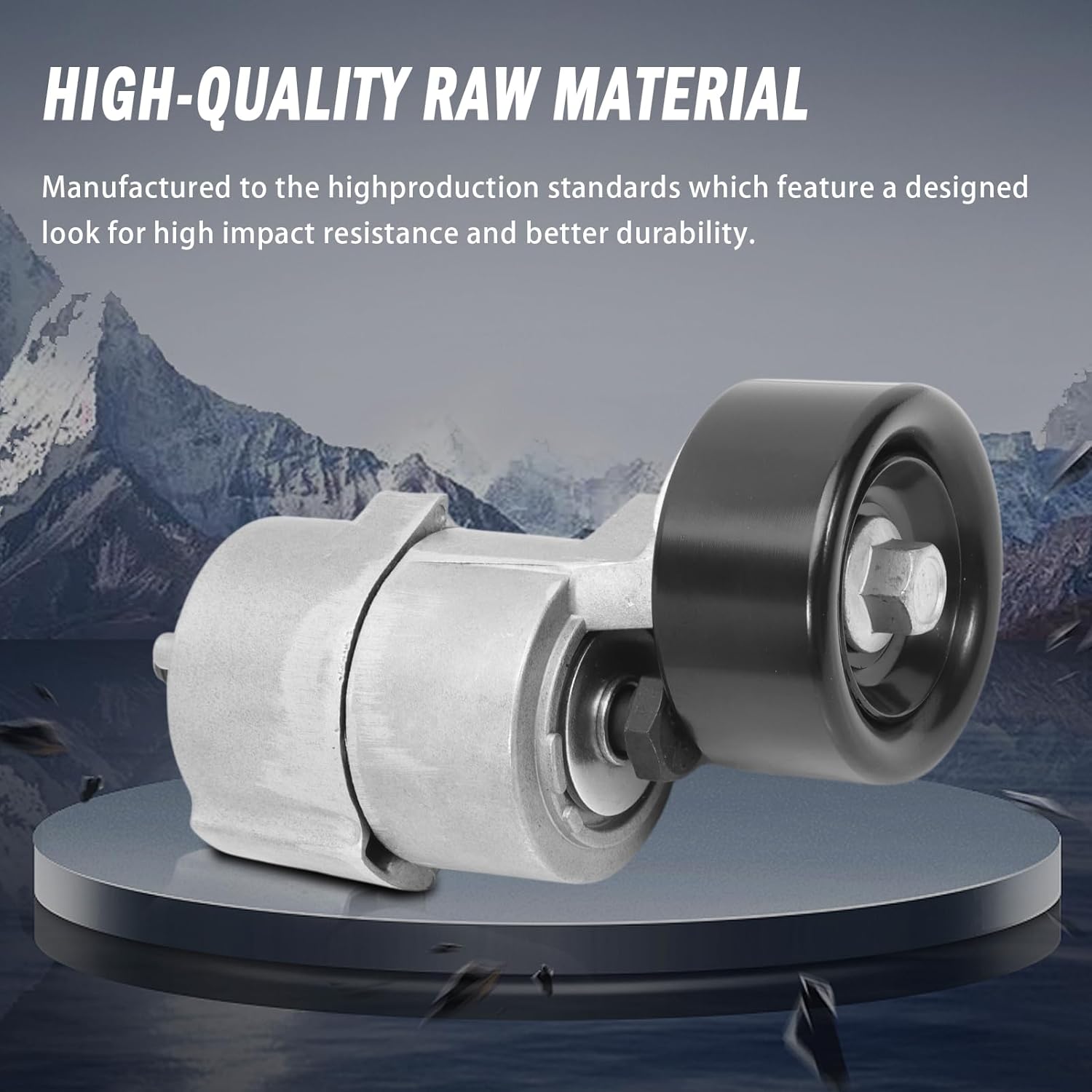 Tensioner & Serpentine V-Ribbed Belt & Idler Pulley Kit for 2.0L 2.4L Sonata Tucson Optima Hybrid Sorento for Sportage Turbo 252122G760 2528125000 2528825001