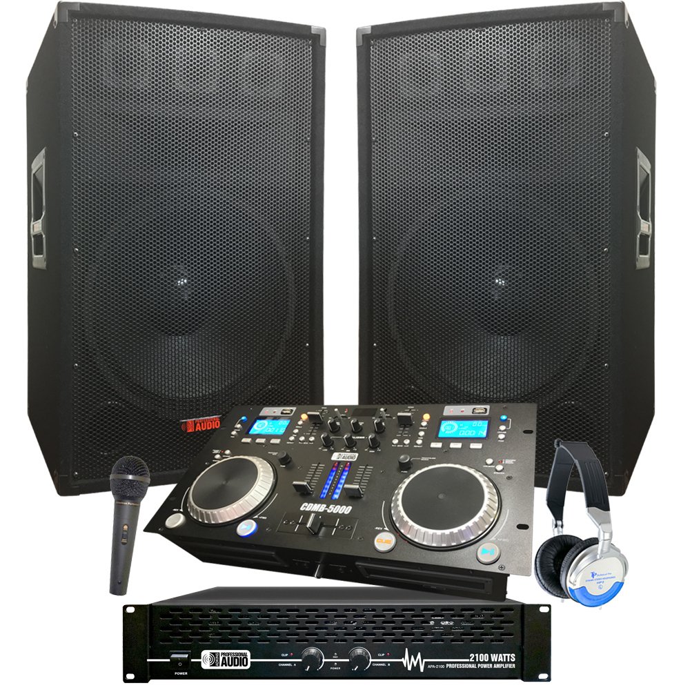 Buy DJsystem connect your laptop, USB, MP3s or CDs....Powered 15