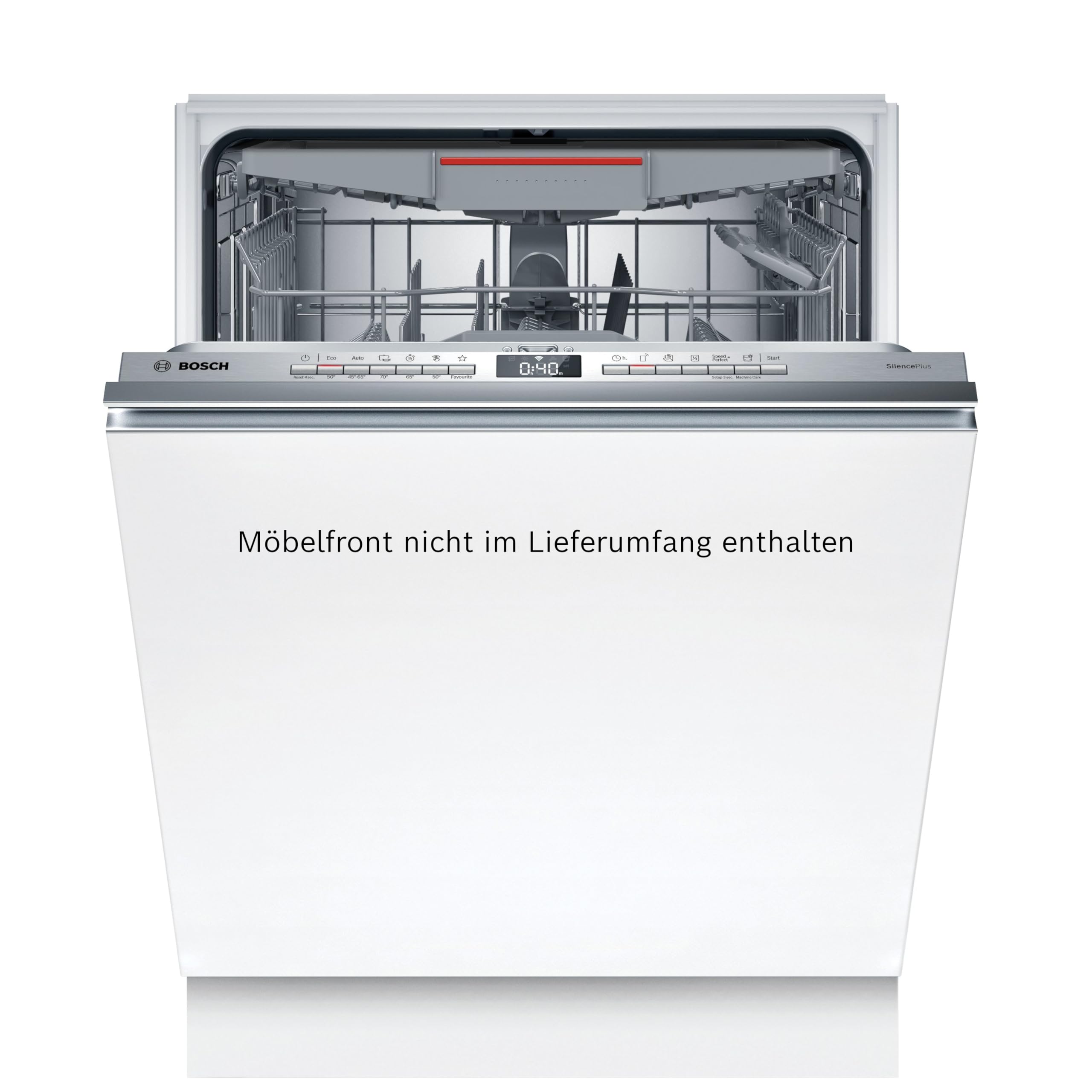 Bosch SMV4ECX24E Serie 4, Smarter Geschirrspüler Vollintegriert, 60cm, Spülmaschine Made in Germany, Besteckschublade, besonders leise, bessere Trocknungsleistung mit EfficientDry, Rackmatic, AquaStop