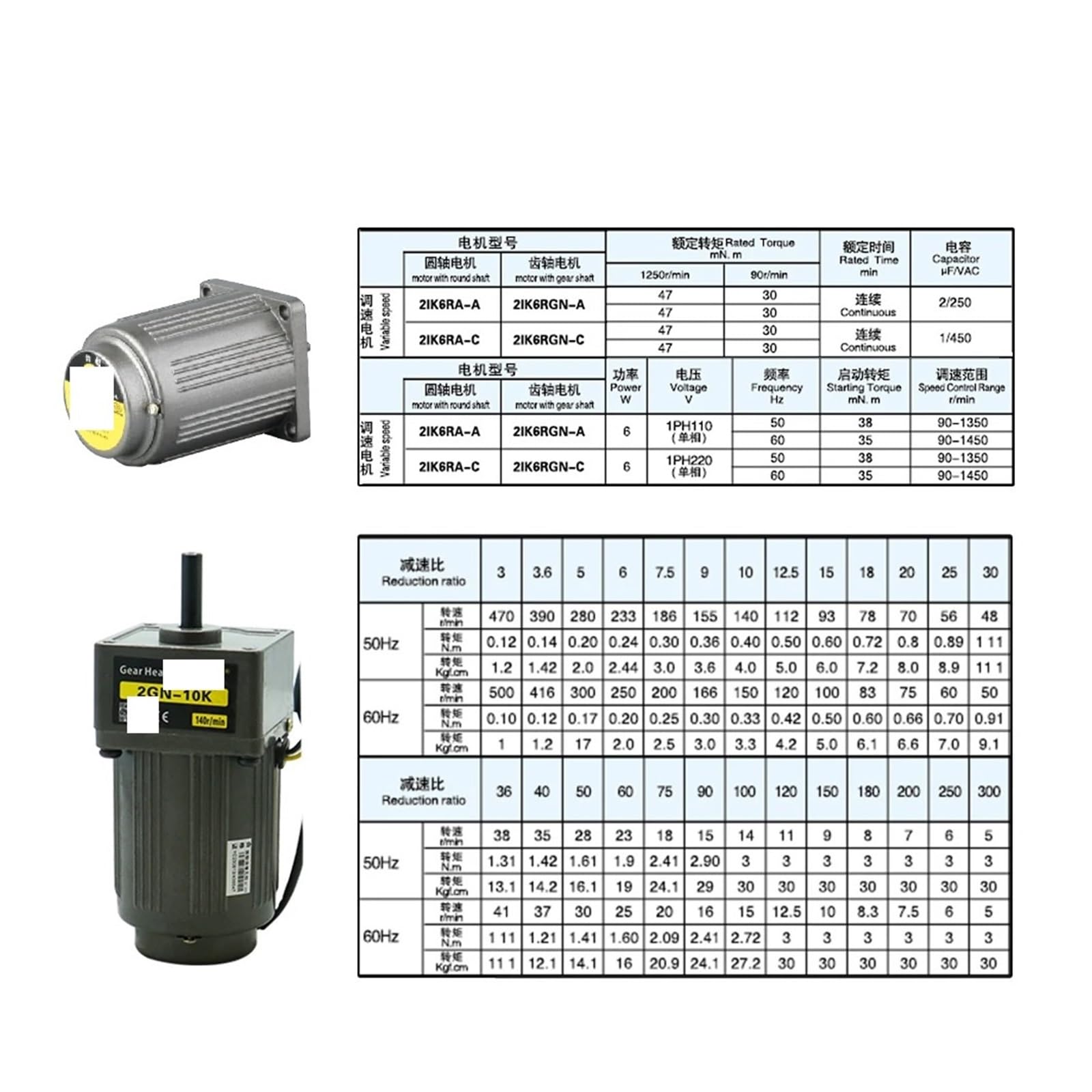 Motor 15 W Wechselstrommotor 220 V 50/60 Hz Einphasen-Asynchronmotor Induktionsmotor Welle 10 mm 8 Gleichstrommotor(0-7RPM)