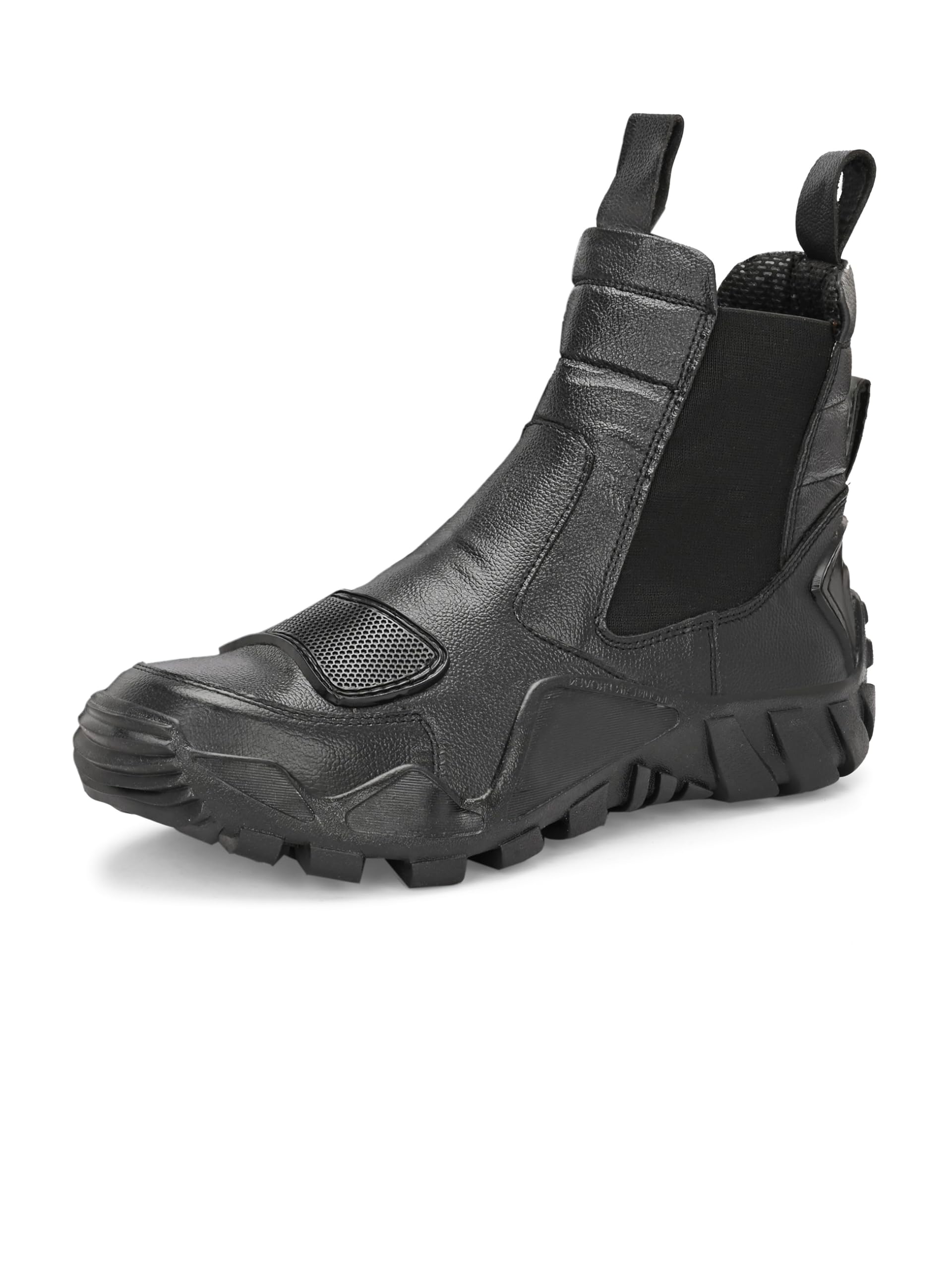 Eego Italy Genuine Leather Anti Skid Steel Toe Safety Chelsea Boots | Eego Italy GOODWILL2 Genuine leather anti skid steel toe safety chelsea boots with 4x4 outdoor terrain grip-picture-17