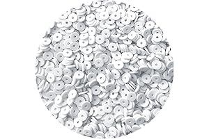 6MM White Polymer Clay Beads for Bracelets Jewelry Earring Making