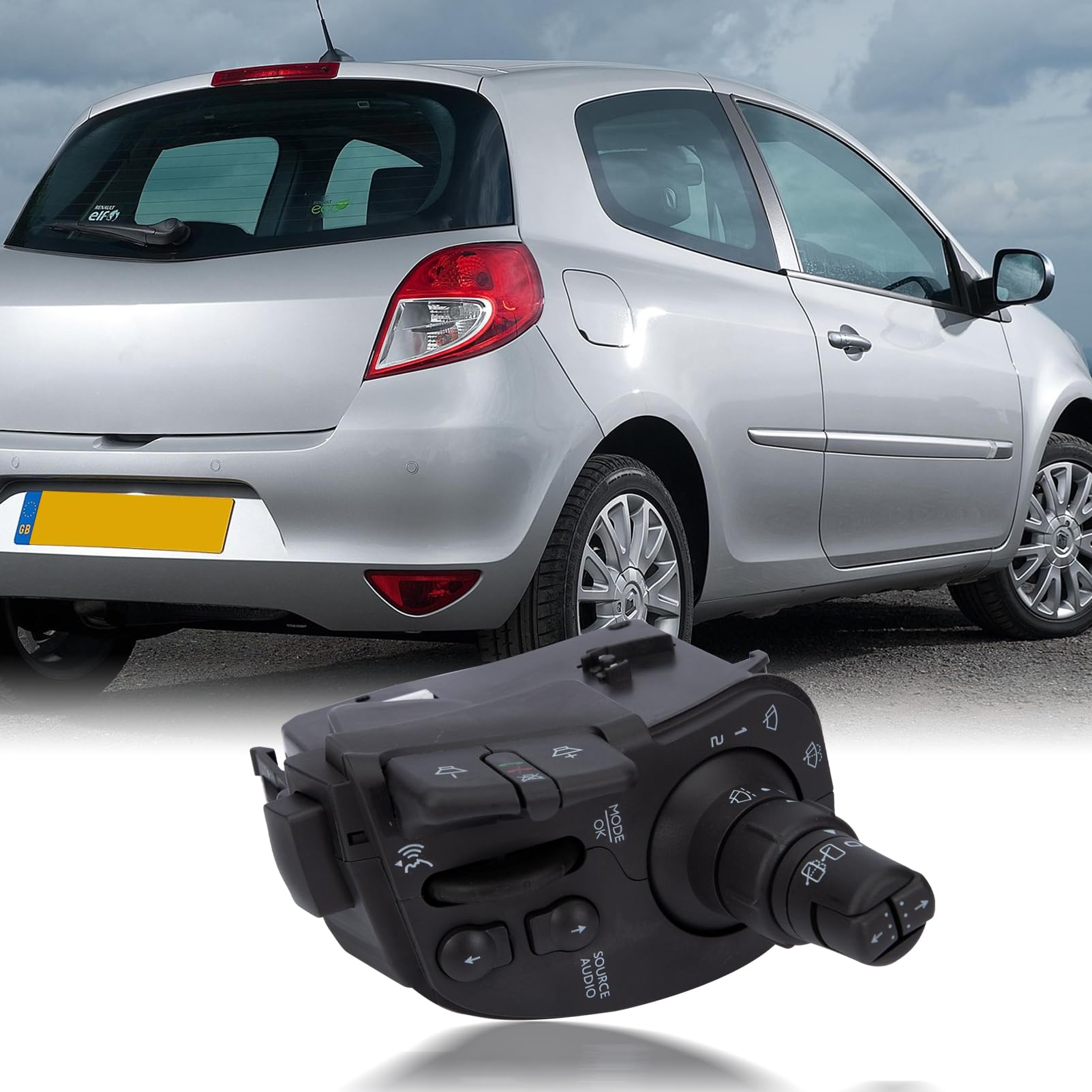 Commodo Commutateurs Clignotants Kangoo 2 Grand Modus Clio III | Gauche et Droit Essuie-glace,Commandes Réglages Audio,7701057088 7701057090