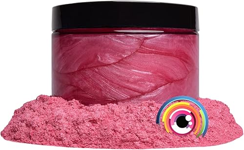 Miniatura 4 de Eye Candy Pigmento de mica en polvo prémium "Orangeola" (0.88 oz), aditivo multiusos para manualidades | Bombas de baño naturales, resina, pintura,