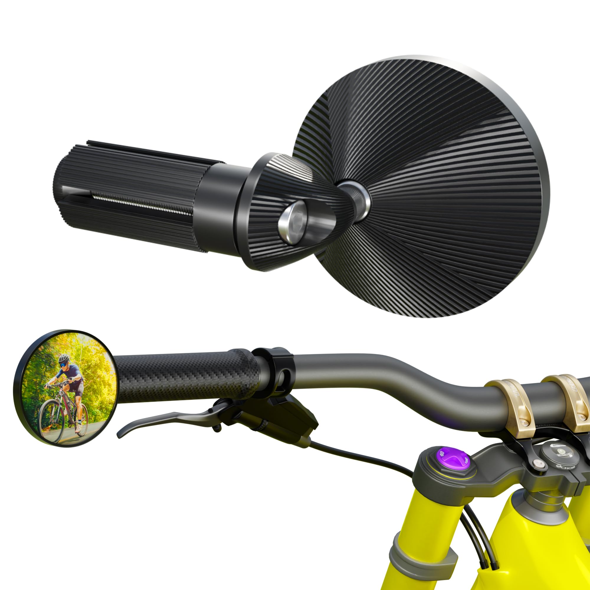 electra bicycle mirror Look back at itAdd a touch more personality and a touch more safety.Install EFEALL Bike Mirrors, 2-Pack Aluminum