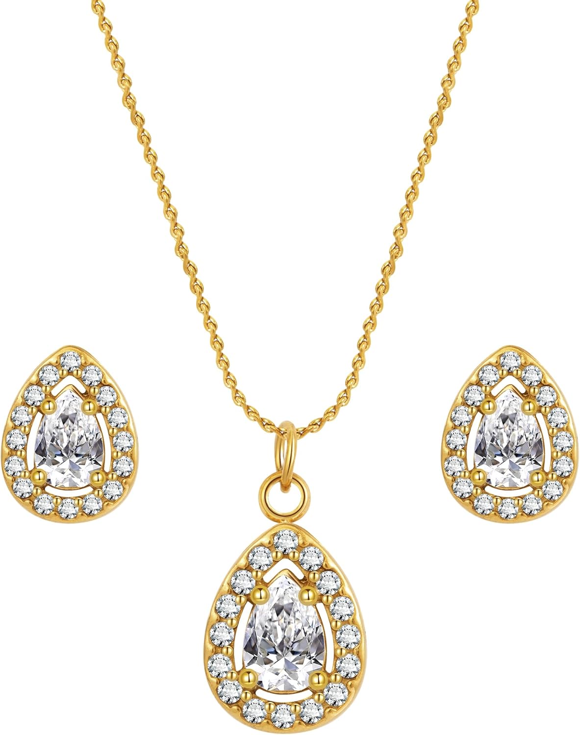 YeGieonr Parure Di Gioielli Da Donna, Set Di Gioielli, Collana E