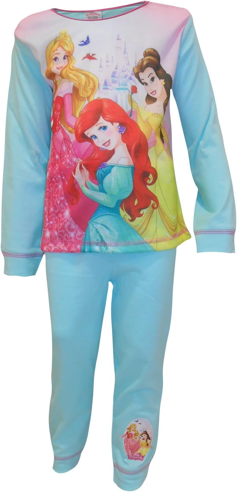 Disneys Princess Girls Pyjamas Ariel Belle Aurora 18-24 Months 2 3 4 5 Years (18-24 Months)