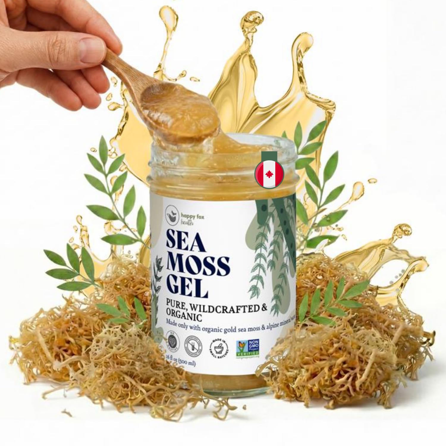 Organic Sea Moss Gel - Made with Gold Seamoss and Alpine Mineral