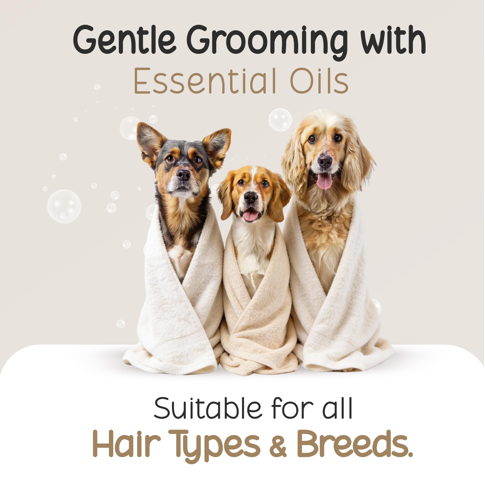 TELLTAILS Itch No More Dog Shampoo - 250ml - Prevents Itching, Removes Ticks & Fleas - Softens, Strengthens & Adds Shine - Lemongrass, Green Tea, Aloe Vera, Oat Protein - for Shih Tzu & All Breeds 4