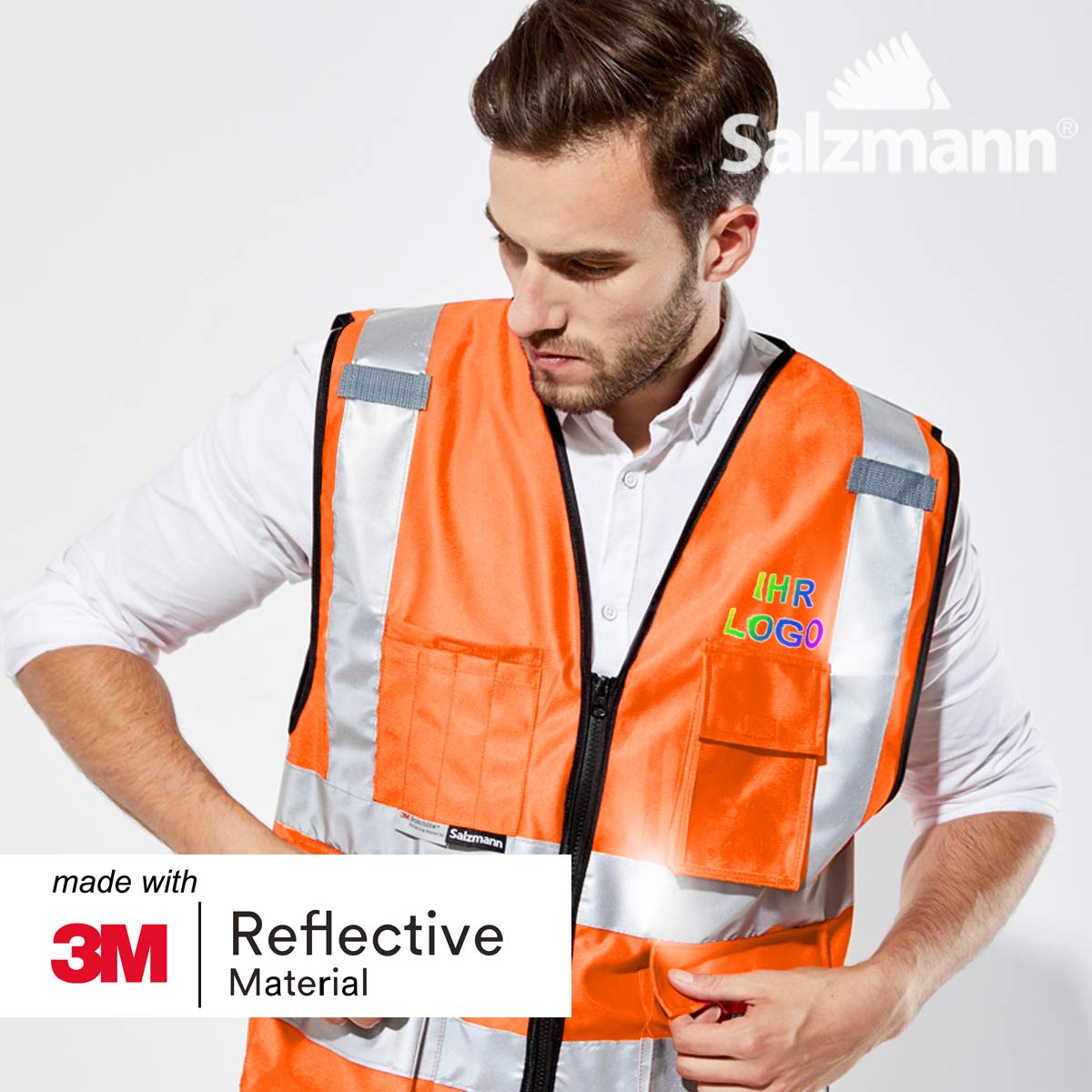Gilet Poches Pratique Gilet De Sécurité Salzmann Réfléchissant