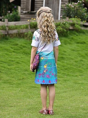 Miniatura 7 de Cotrio Vestido Mirabel para niñas disfraz de Isabella Madrigal trajes familiares Pepa Dolores ropa de Halloween