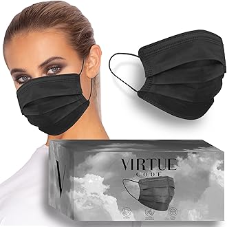 On The Go Curved Face Masks - Soft 3 Ply Comfort 50 Disposable Face Masks