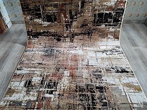 JAUNTY CARPETS Texture Design 100% Soft Silk MATARIAL Non Slip Washable Carpet for Home Decor Aesthetic Rugs with 10 MM Pile Thikness for Your Living Room & Home Size 3X5