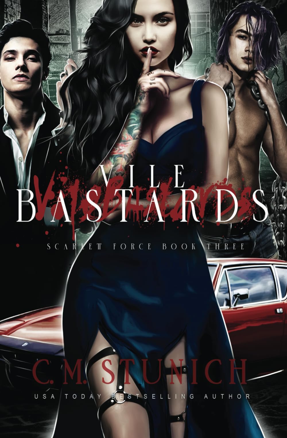 Vile Bastards: A Steamy & Suspenseful Romance (Scarlett Force)