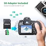 TOPESEL 128GB Micro SD Carte microSDXC TF Carte mémoire Flash jusqu'à 100MB/s, pour appareils photo, drones, smartphones et tablettes, 128GB Carte mémoire SDXC UHS-I, U3, A1, V30