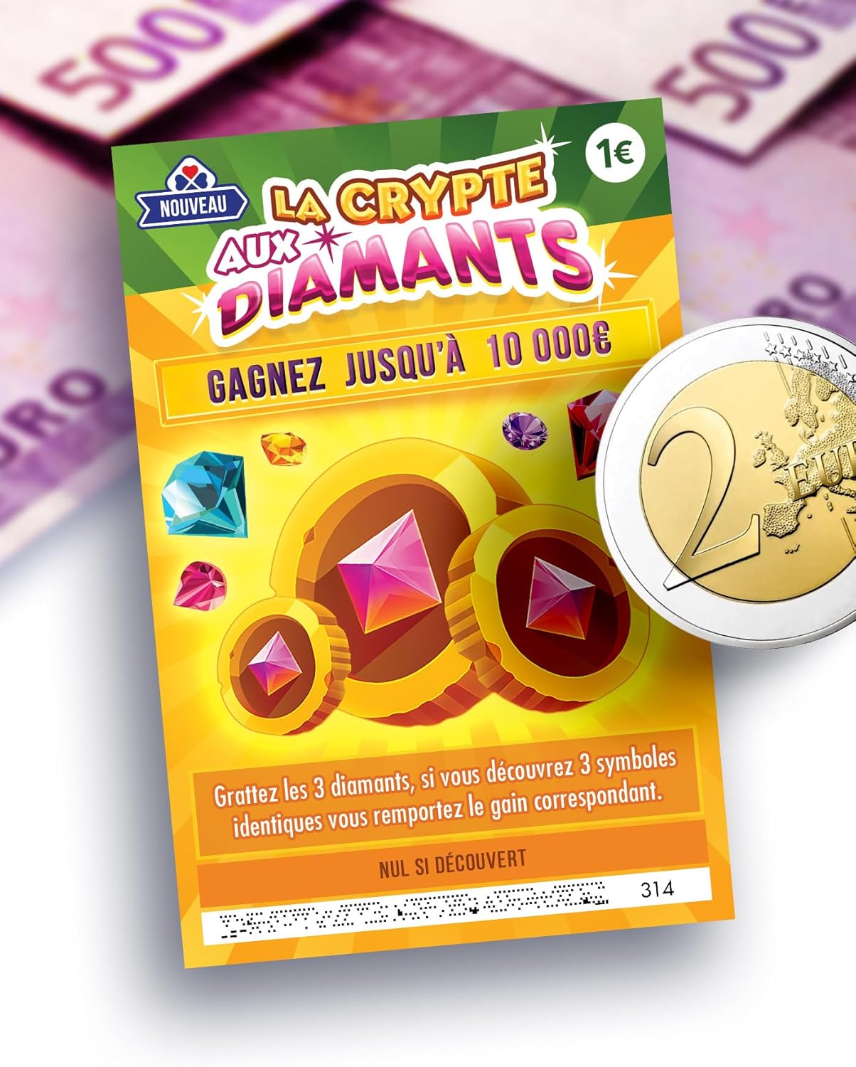 Faux jeu à gratter gagnant - Vue 2