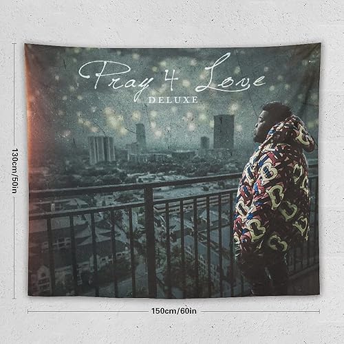 Miniatura 2 de Tapiz decorativo de pared para habitación, pintura estética de poliéster, para dormitorio, sala de estar, 50 x 60 pulgadas